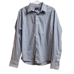 UNTUCKit Men's Slim Fit 100% Cotton Wrinkle Free Button Up Medium